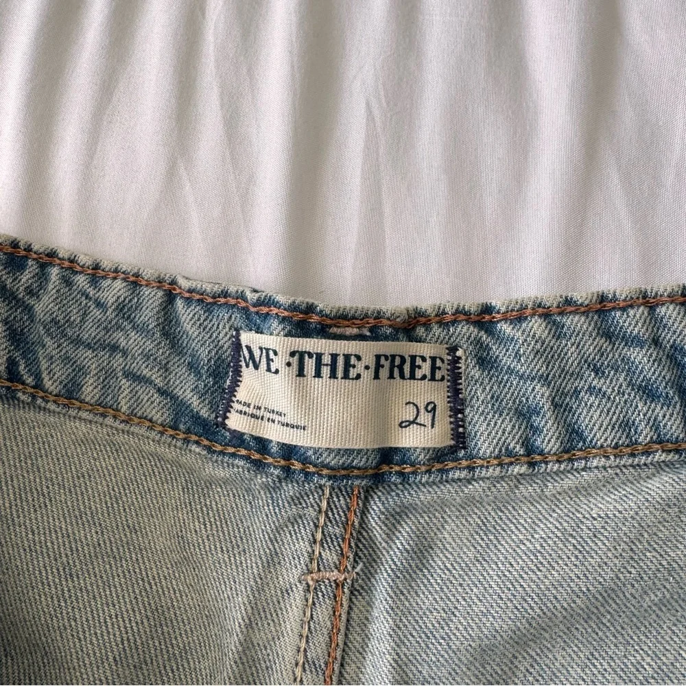 Free People x We The Free Palmer Cuffed Wide Leg In Daydream Blue - Picture 7 of 9